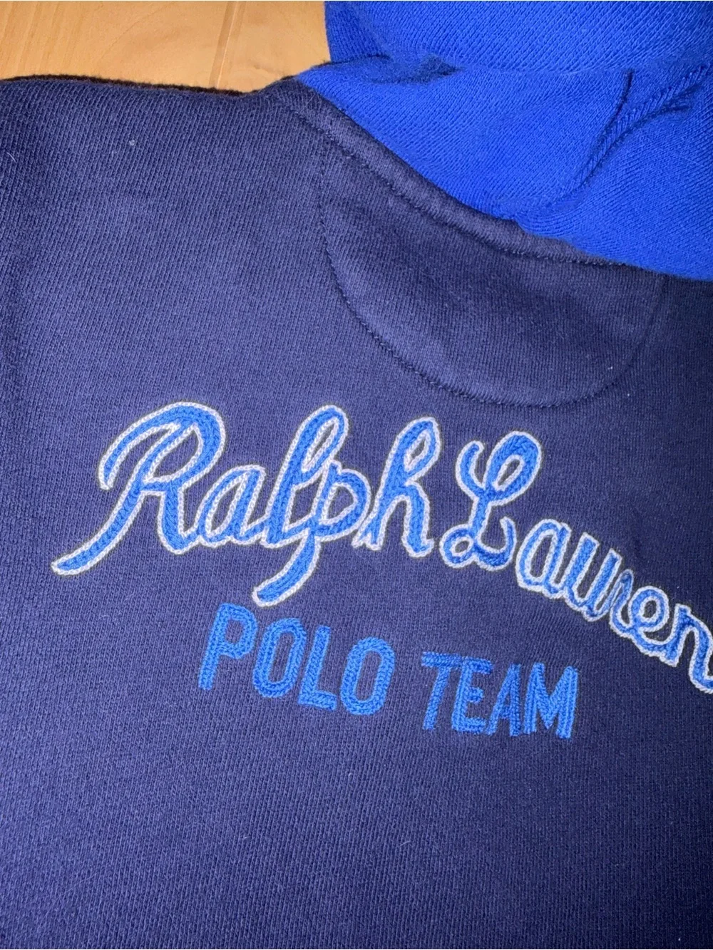 Polo Ralph Lauren Hoodie Zip Up Jacket Infant Baby 12 Mo Colorblock Embroidered